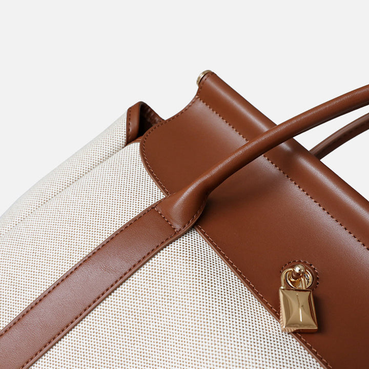 Top Grain Leather Women Work Handbag