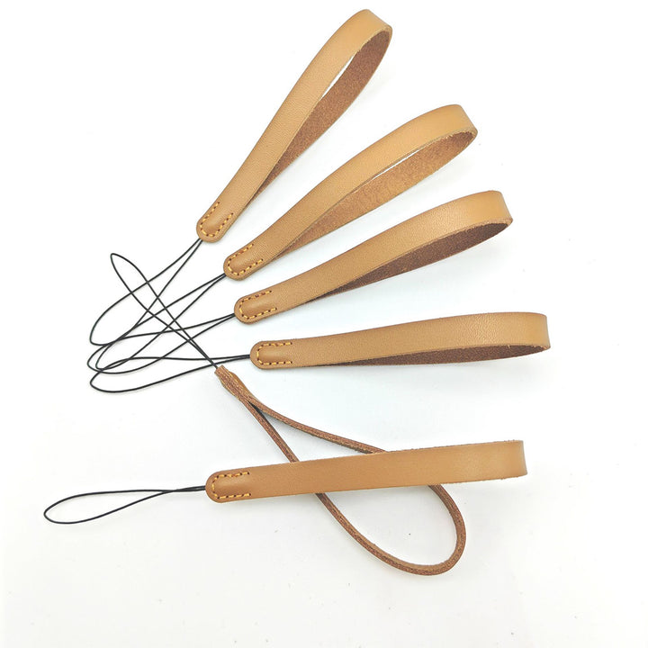 Vegetable Tanned Leather Wrist Lanyard