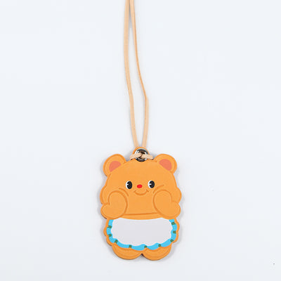 POPSEWING® Vegetable Tanned Leather Cute Bear Charm