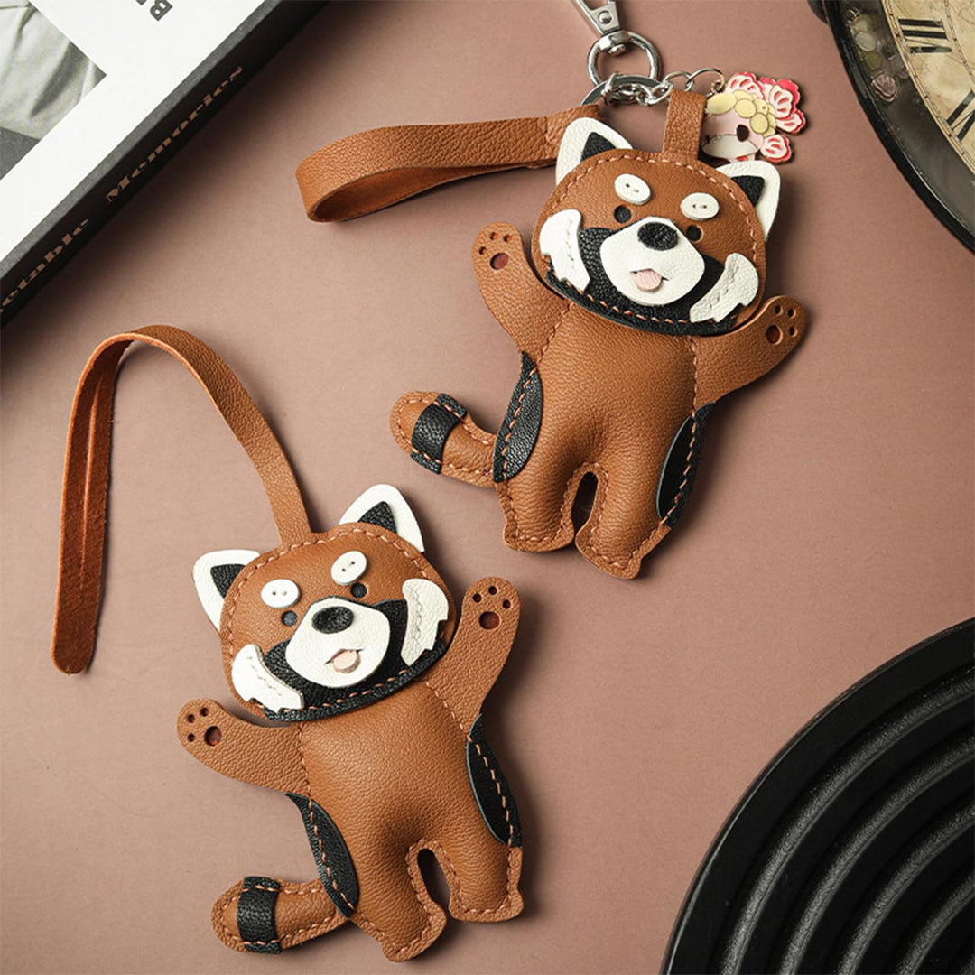 POPSEWING® Leather Raccoon Keychain Charm DIY Kit