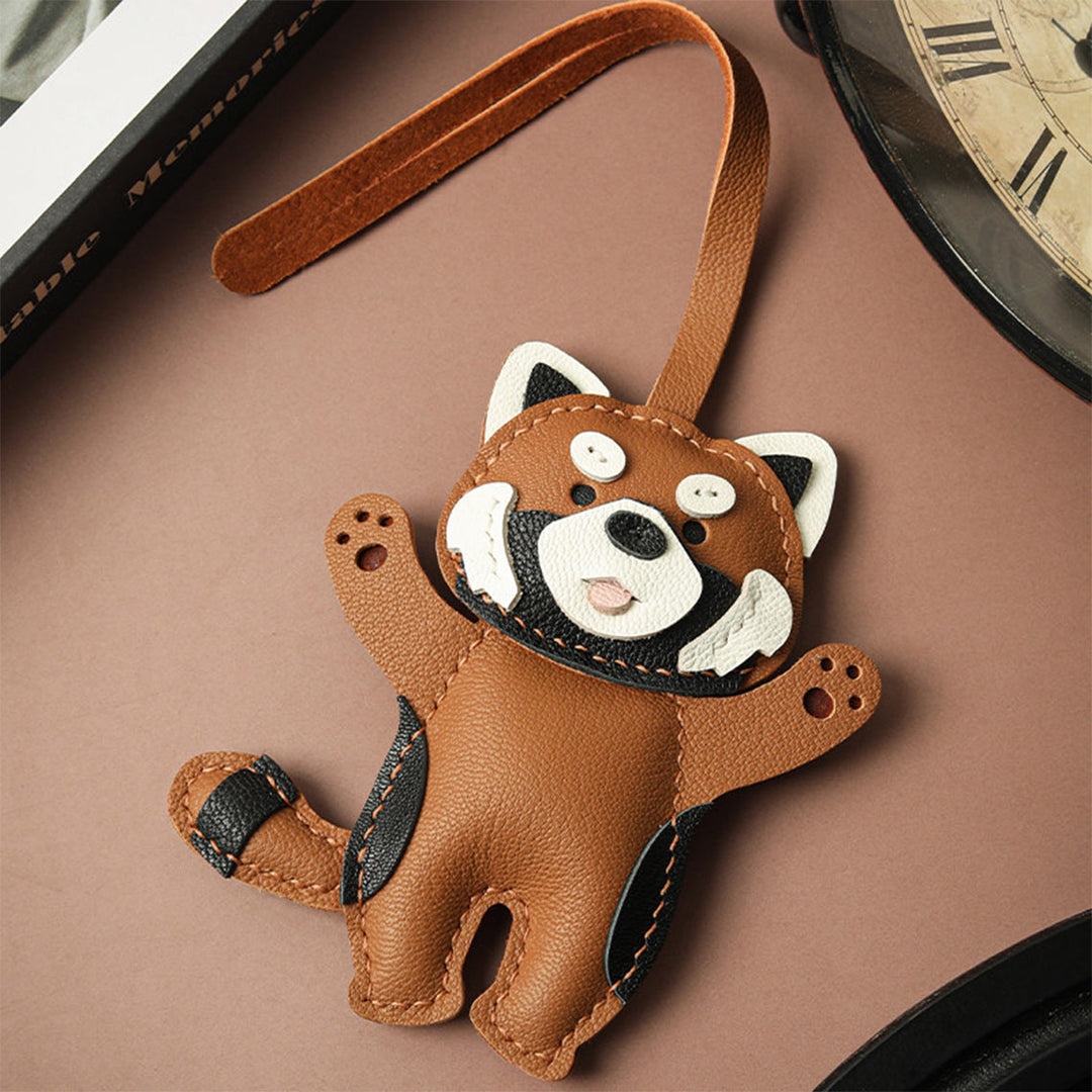 POPSEWING® Leather Raccoon Keychain Charm DIY Kit