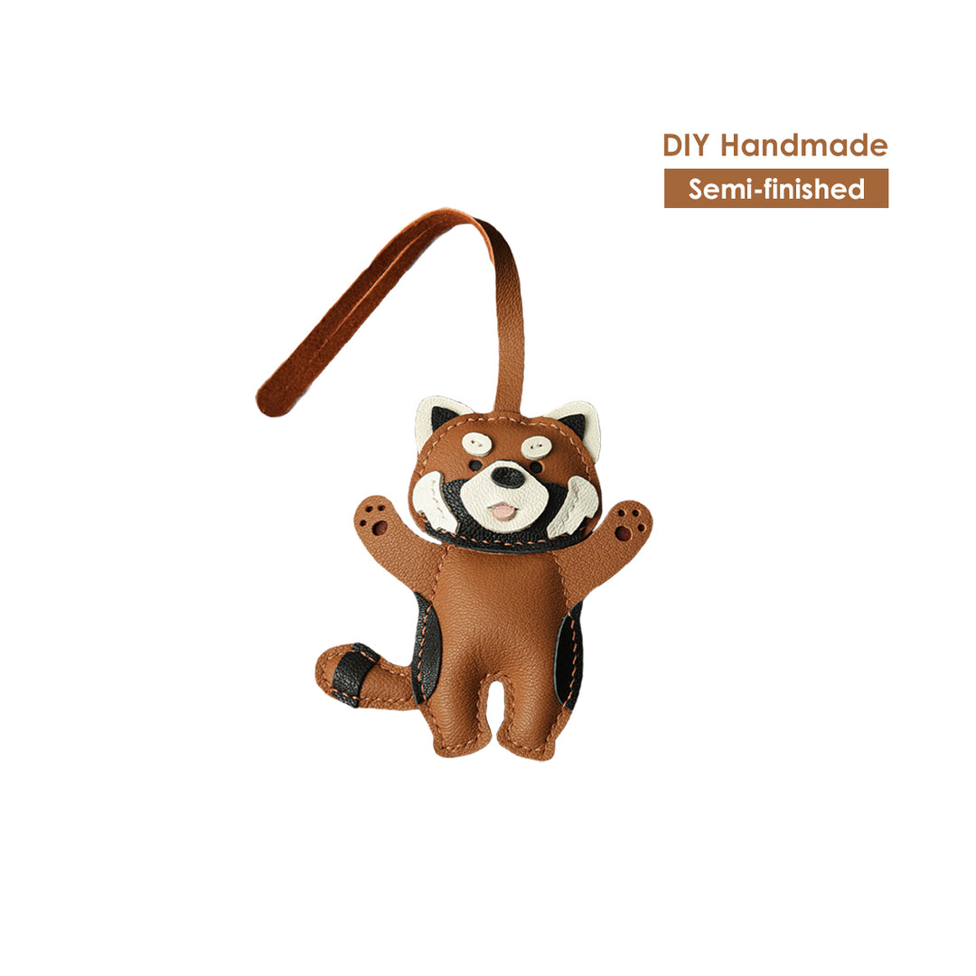 POPSEWING® Leather Raccoon Keychain Charm DIY Kit