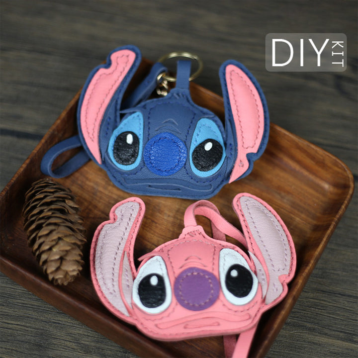 POPSEWING® Leather Stitch & Angel Keychain DIY Kit
