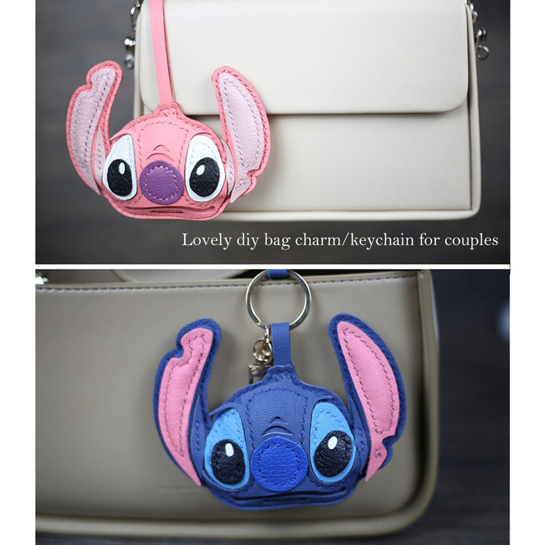 POPSEWING® Leather Stitch & Angel Keychain DIY Kit