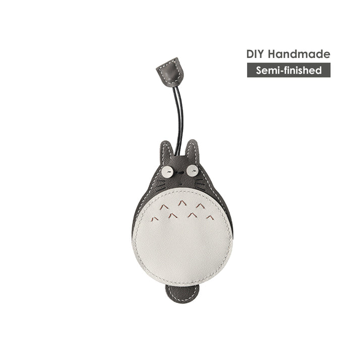 High Quality Leather Totoro Keychain | Handmade Gifts for Ghibli Lovers - POPSEWING®