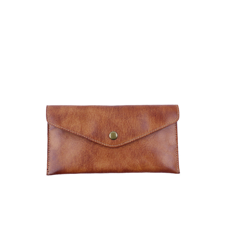 Vegetable Tanned Leather Envelope Wallet