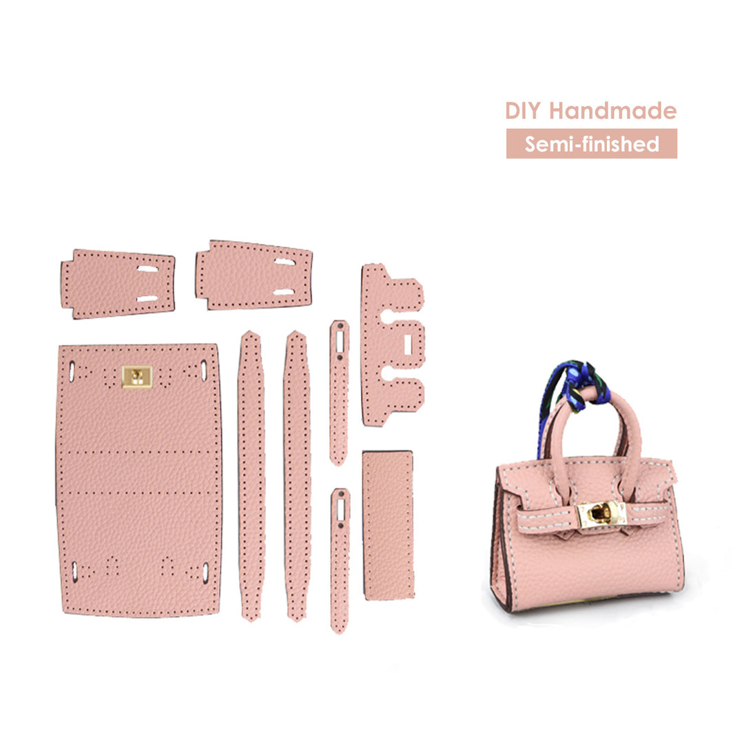 Mini Birkin Bag Charm | DIY Leather Purse Charm Pattens