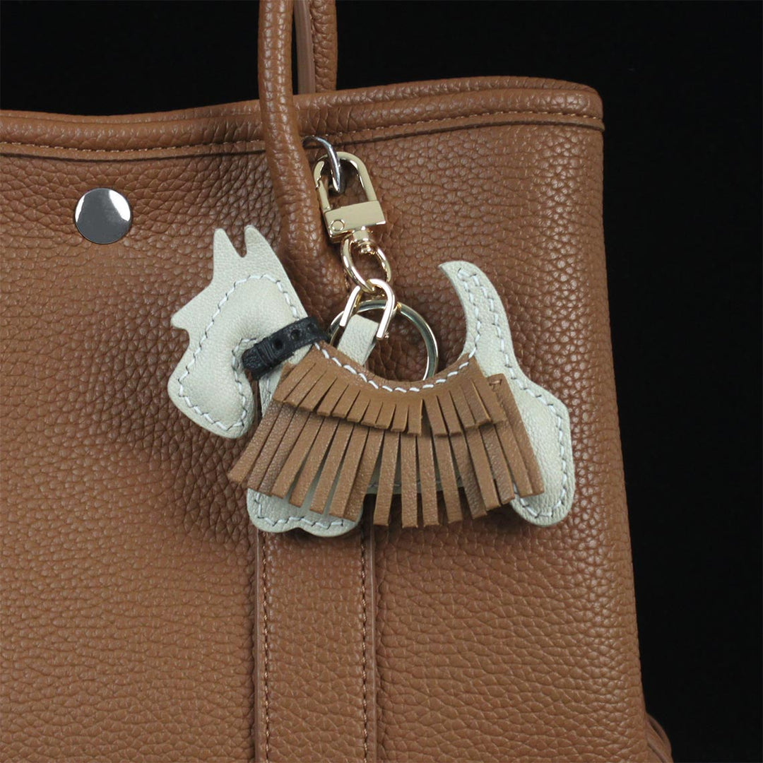 POPSEWING® Sheep Leather Scottie Dog Keychain DIY Kit