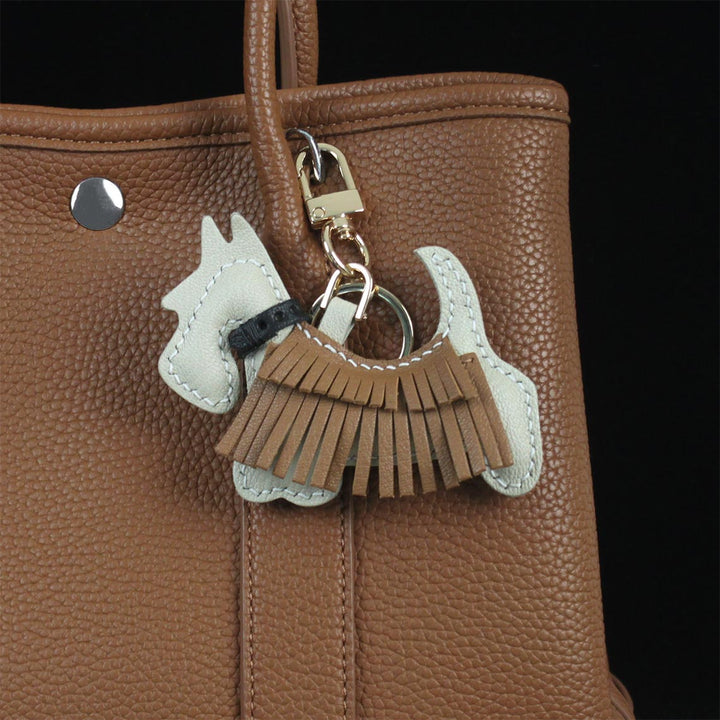 POPSEWING® Sheep Leather Scottie Dog Keychain DIY Kit