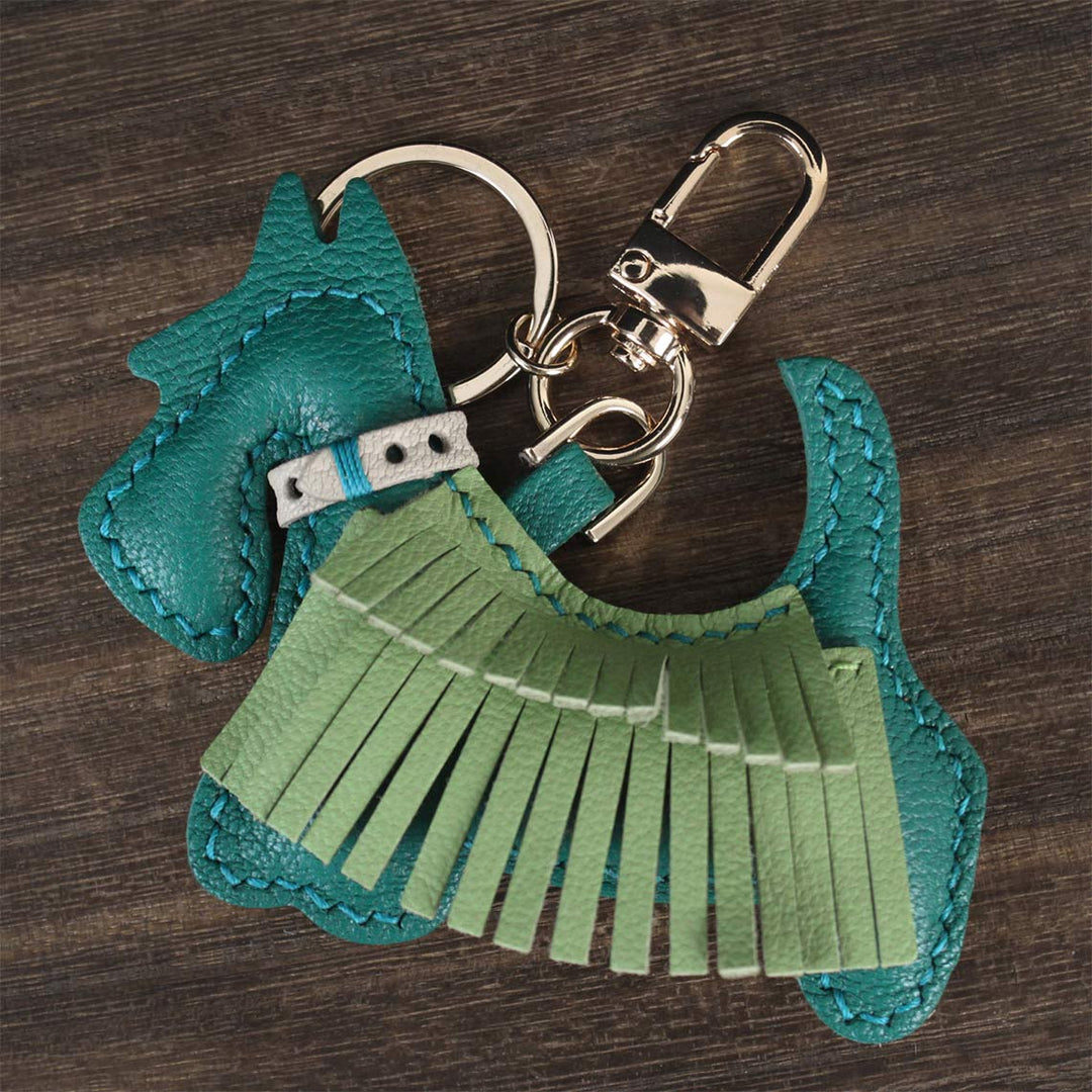 POPSEWING® Sheep Leather Scottie Dog Keychain DIY Kit