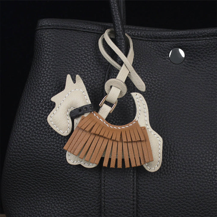POPSEWING® Sheep Leather Scottie Dog Keychain DIY Kit