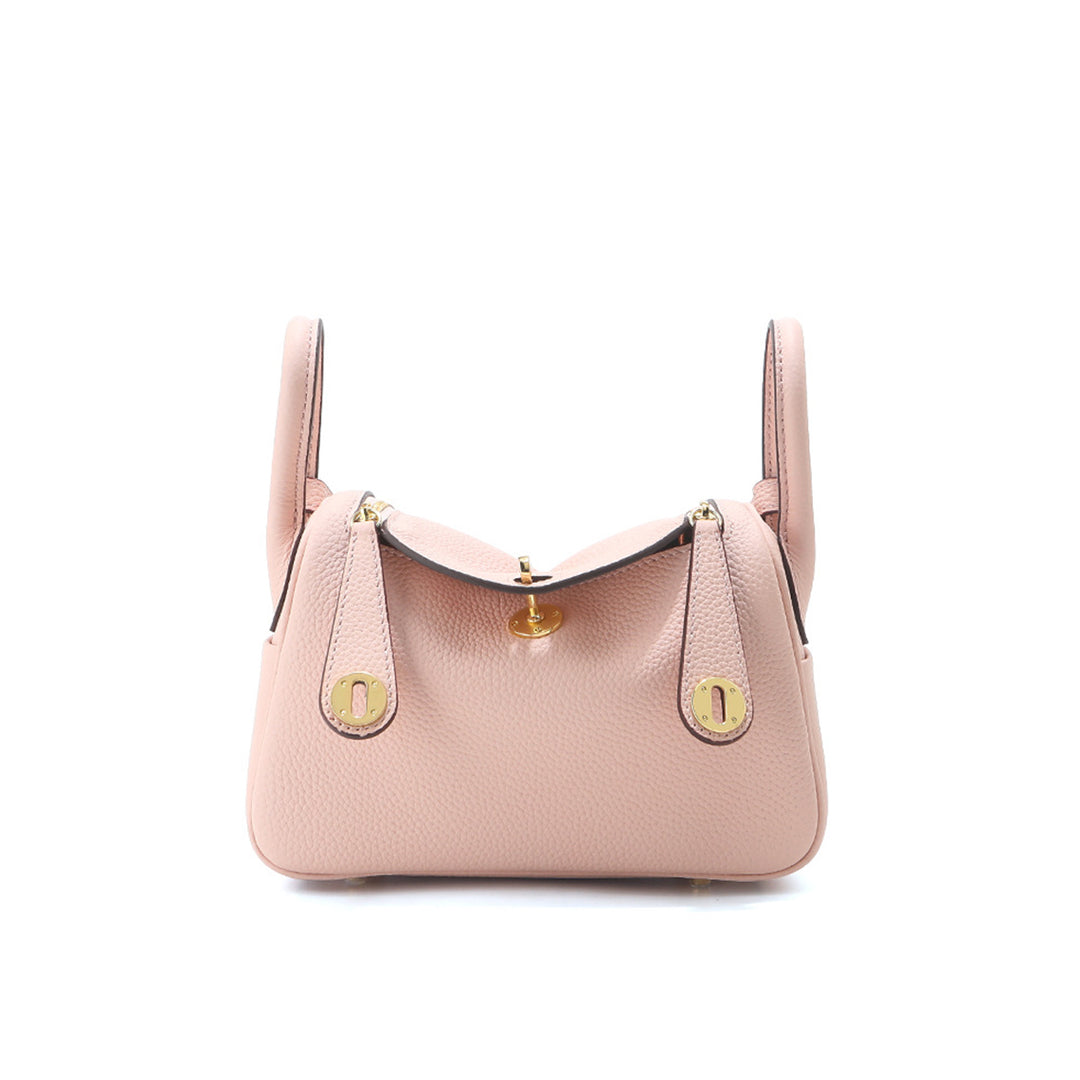 Pink Leather Handbag & Shoulder Bag | Pink Small Handbag for Women
