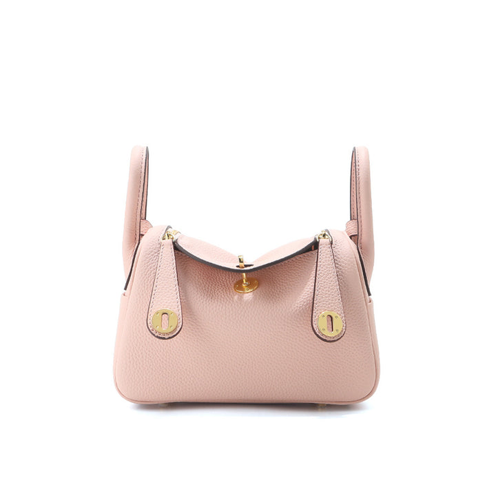 Pink Leather Handbag & Shoulder Bag | Pink Small Handbag for Women