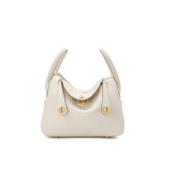Craie Leather Handbag | Inspired White Leather Lindy - POPSEWING