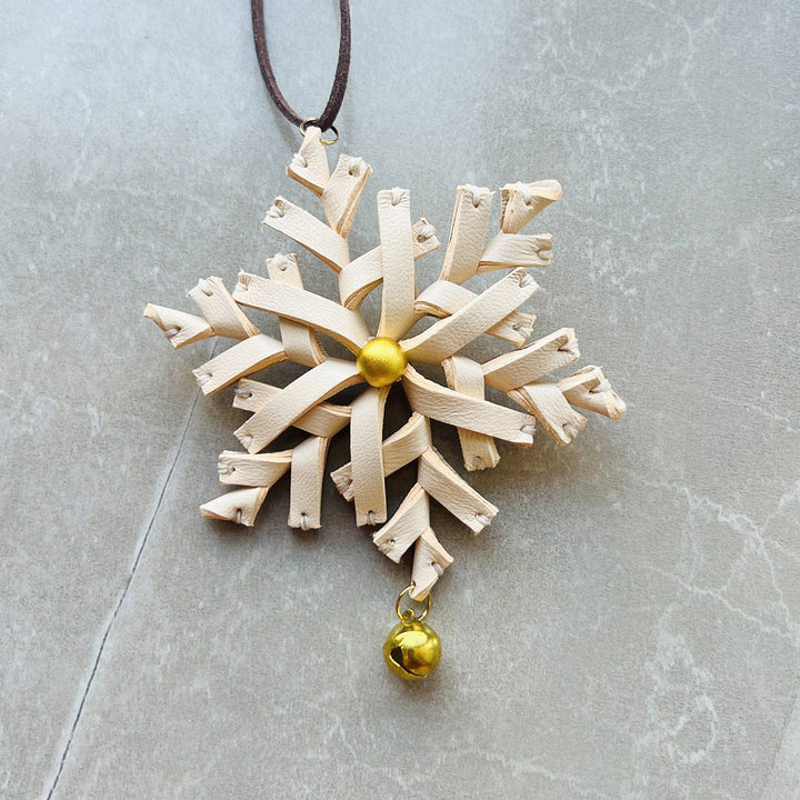 POPSEWING® Sheep Leather Snowflake Charm DIY Kit