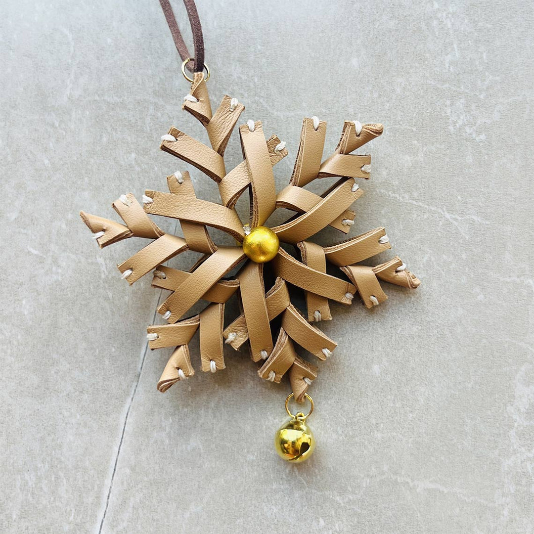 POPSEWING® Sheep Leather Snowflake Charm DIY Kit