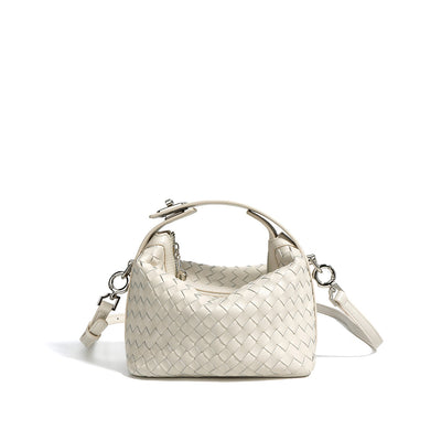 Leather Woven Summer Mini Hobo Bag