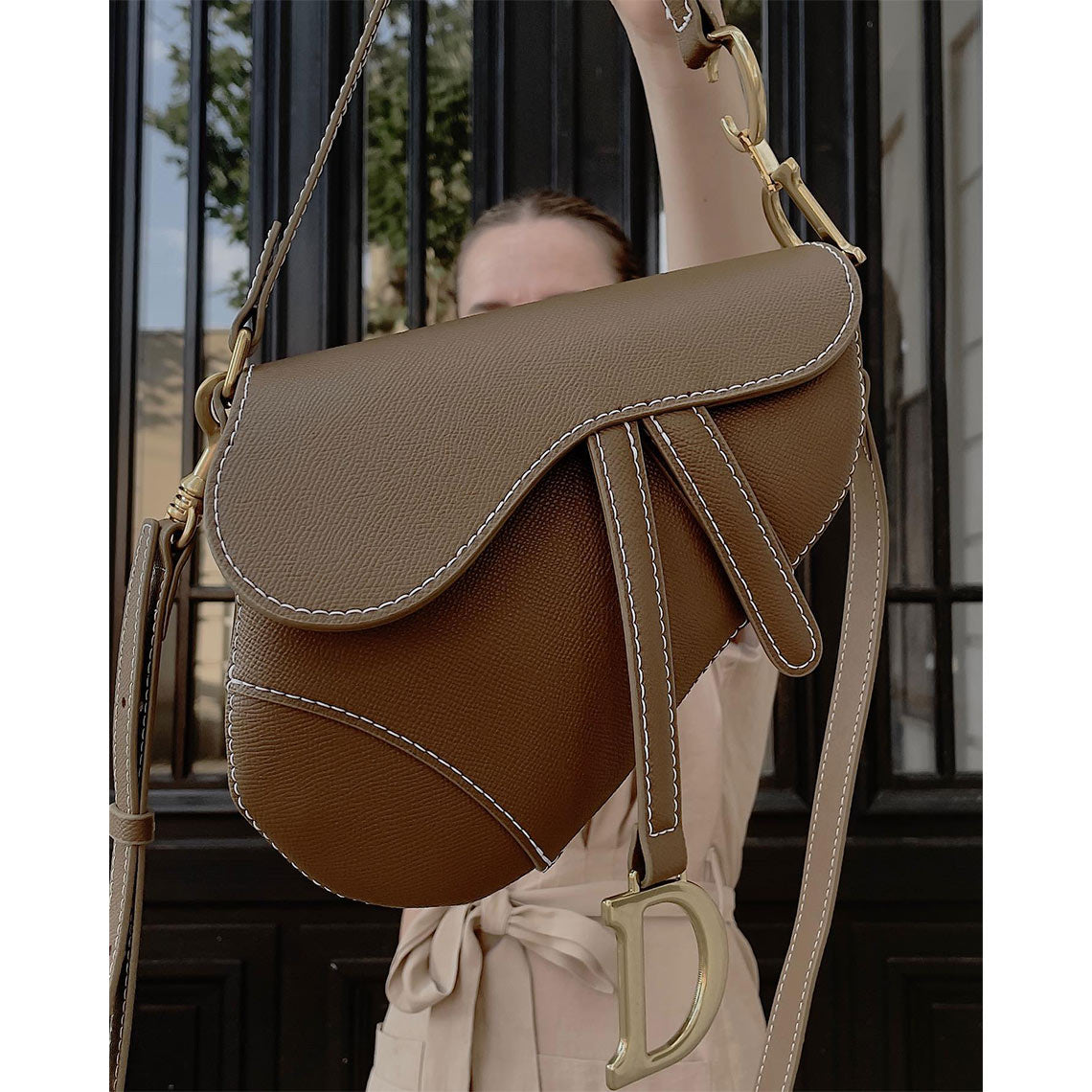 POPSEWING® Lady Leather Crossbody Saddle Bag DIY Kit | 15% Price Drop at Checkout