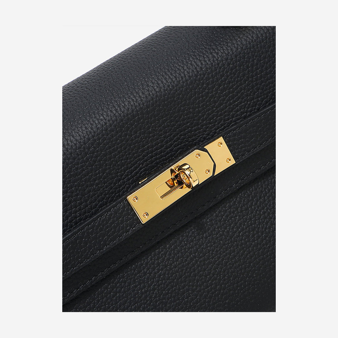 Top Grain Leather Inspired Kelli Shoulder Bag