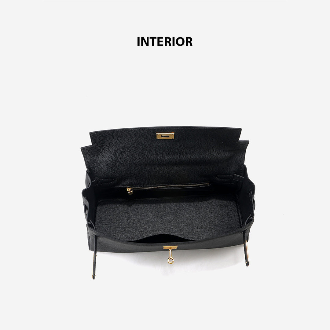 Top Grain Leather Inspired Kelli Shoulder Bag