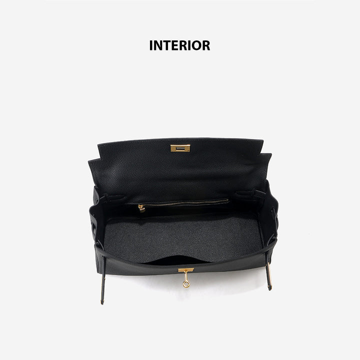 Top Grain Leather Inspired Kelli Shoulder Bag