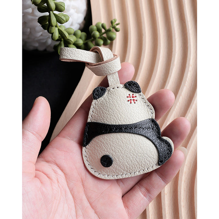 POPSEWING® Sheep Leather Cute Angry Panda Charm DIY Kit