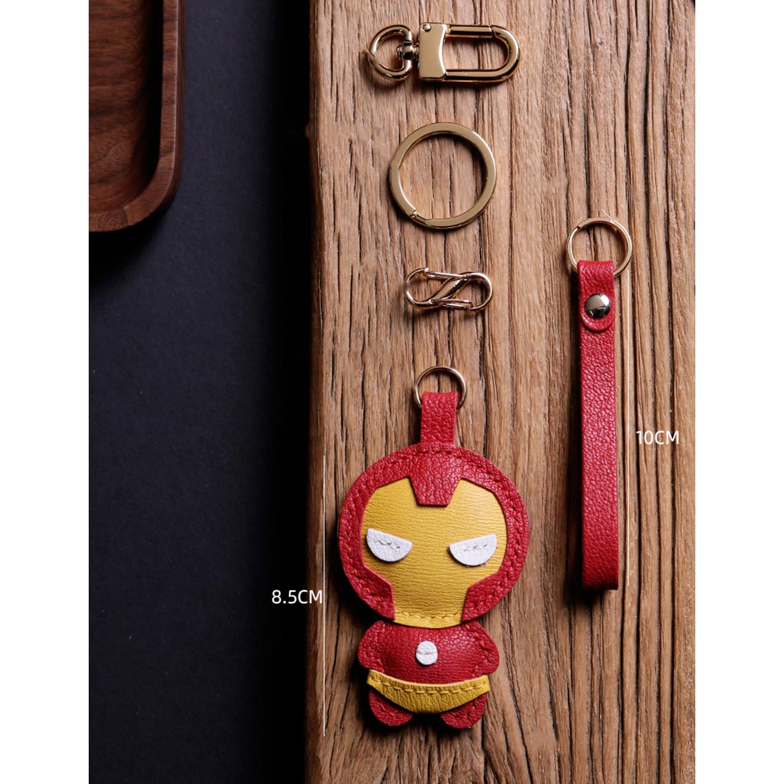 Iron Man Leather Keychain DIY Kit | Unique Gift DIY Keychains – POPSEWING®