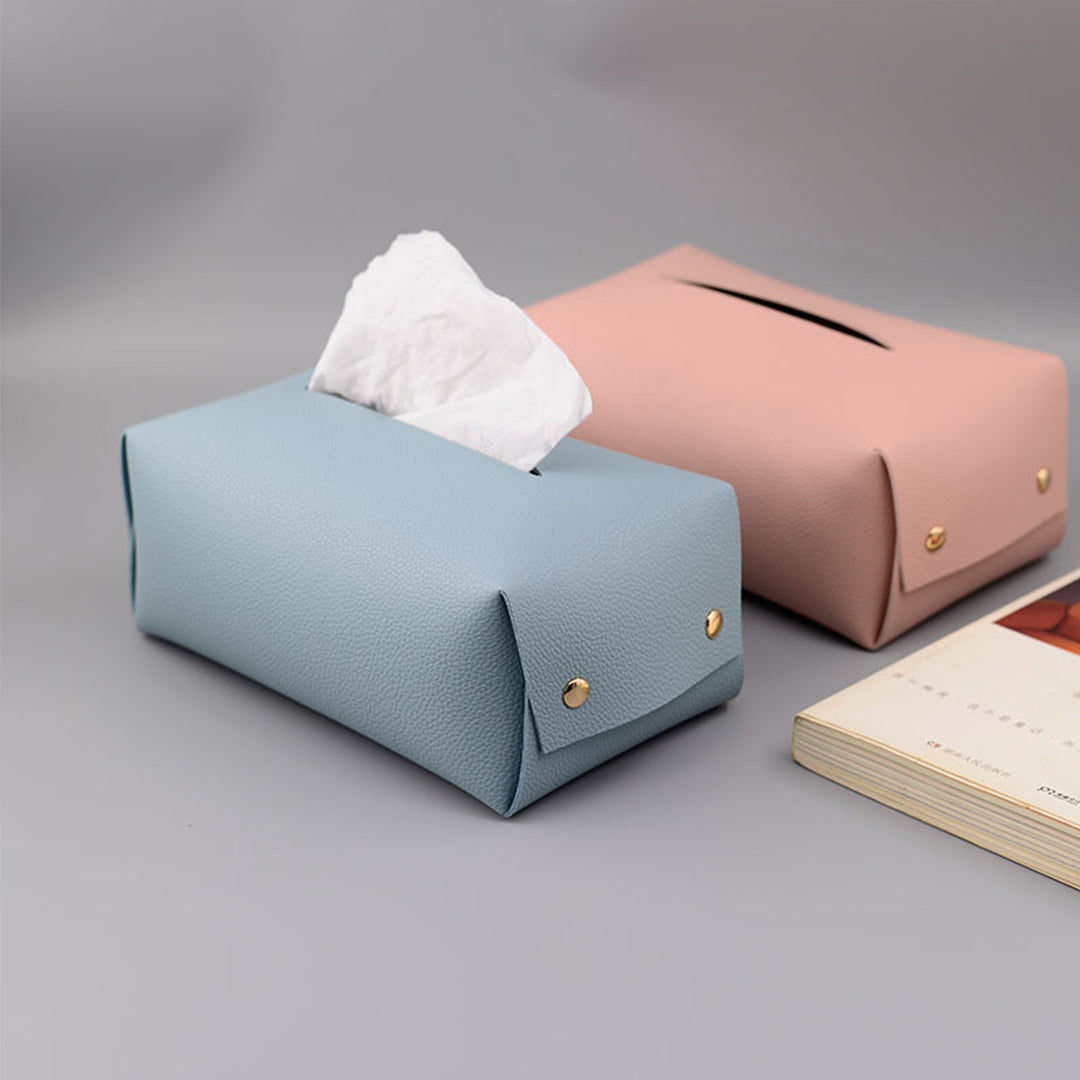 POPSEWING® Leather Handmade Tissue Box