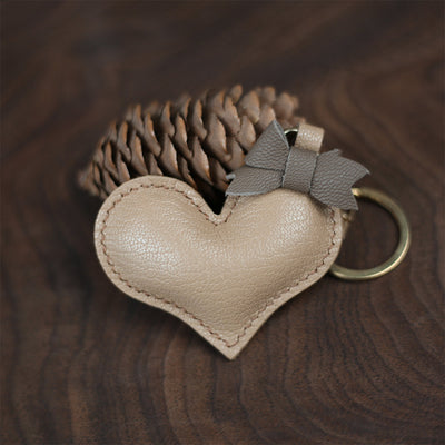 How to Make a Heart Keychain | Leather Heart Charm Making DIY Kits for Adult, Teen and Girls - POPSEWING™