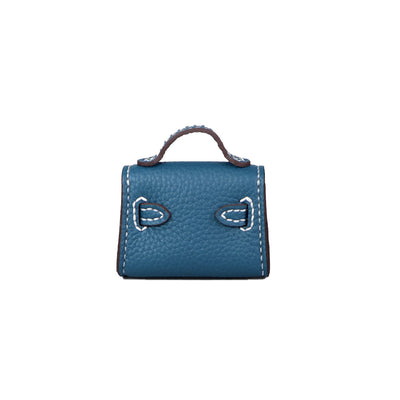 Luxury Leather Bag Charm | Designer Leather Bag Charm Mini Kelly Bag Charm - POPSEWING™
