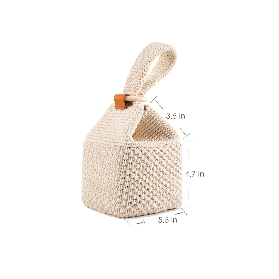 Handmade Crochet Handbag Size - POPSEWING™