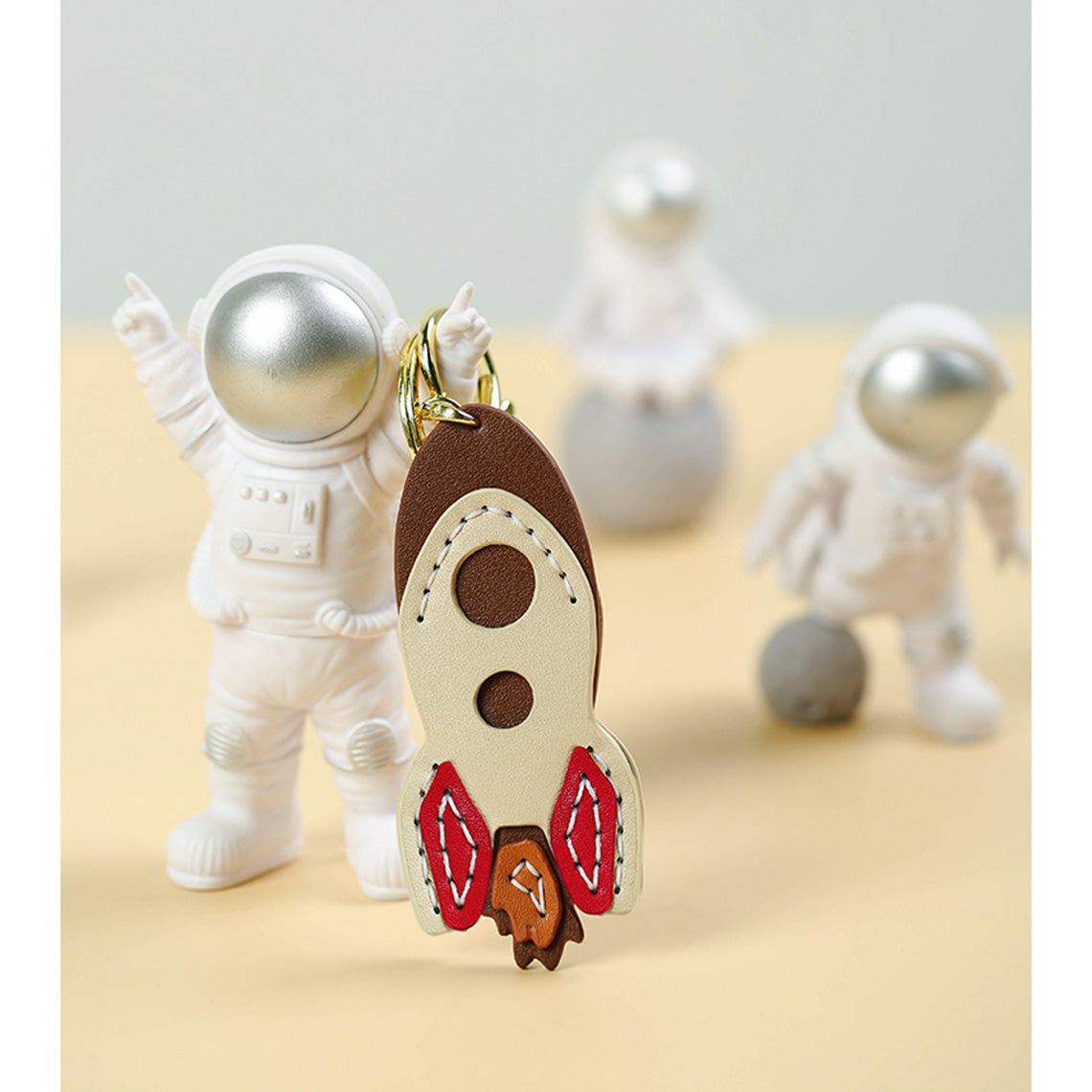 Spaceship Charm Ornament Keychain - Best Gift Idea | POPSEWING™