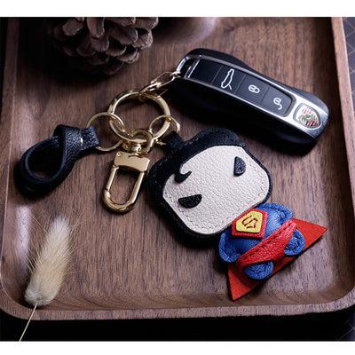 Figural Keychain Pendant | Handmade Superman Key Ring DIY Gifts - POPSEWING™