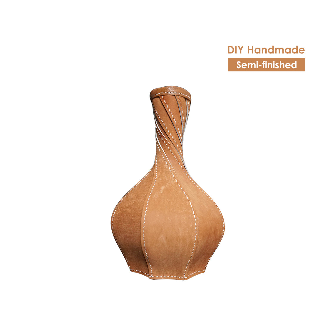 Genuine Leather Vase Handmade | DIY Home Decorations & DIY Vase Leather Kit - POPSEWING™
